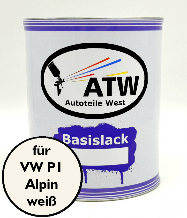 Autolack für VW P1 Alpinweiß